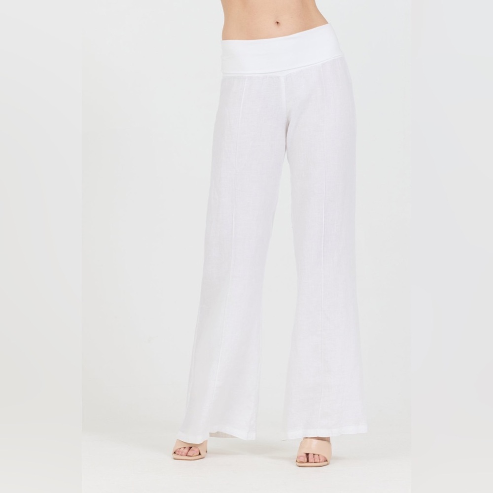 Fresh Laundry Linen Foldover Pants